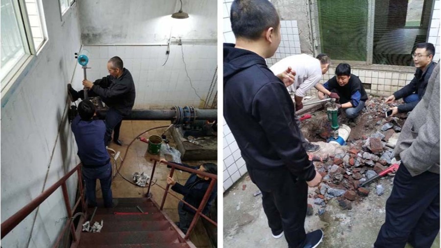 璧山區水利局插入式電磁香蕉视频黄下载安裝現場